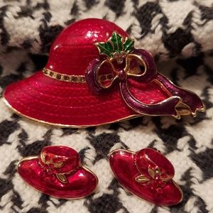 Vintage Red Hat Society Lot